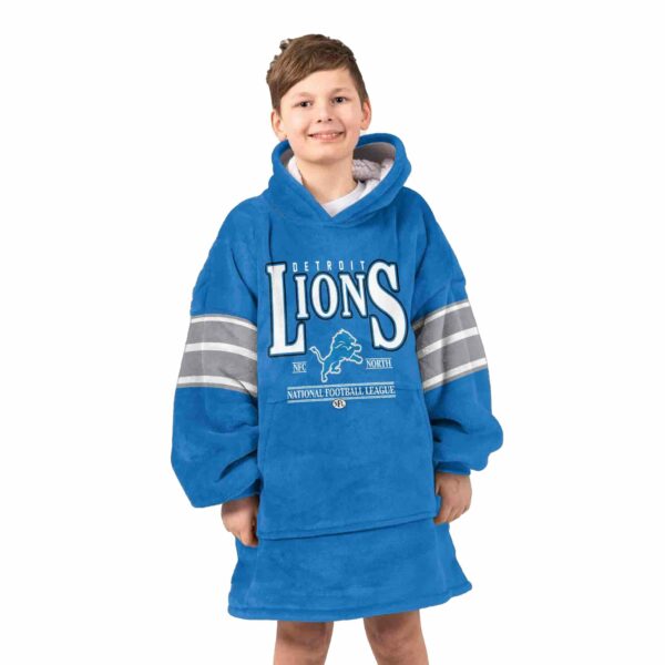 Detroit Goff 16 Football Unisex Blanket Hoodie