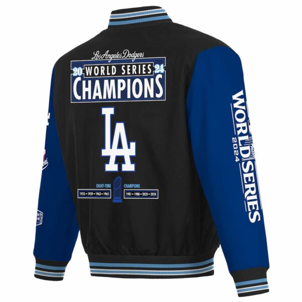 Dodgers 8 Time World Series Champions 2024 Jacket 2