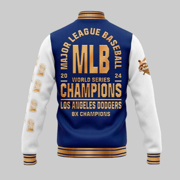 Dodgers 8X World Series Champion Special Edition Baseball Jacket