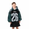 Eagles 26 Barkley Football Unisex Blanket Hoodie