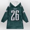 Eagles 26 Run It Back Football Unisex Blanket Hoodie