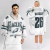 Eagles Barkley 26 Football Blanket Hoodie