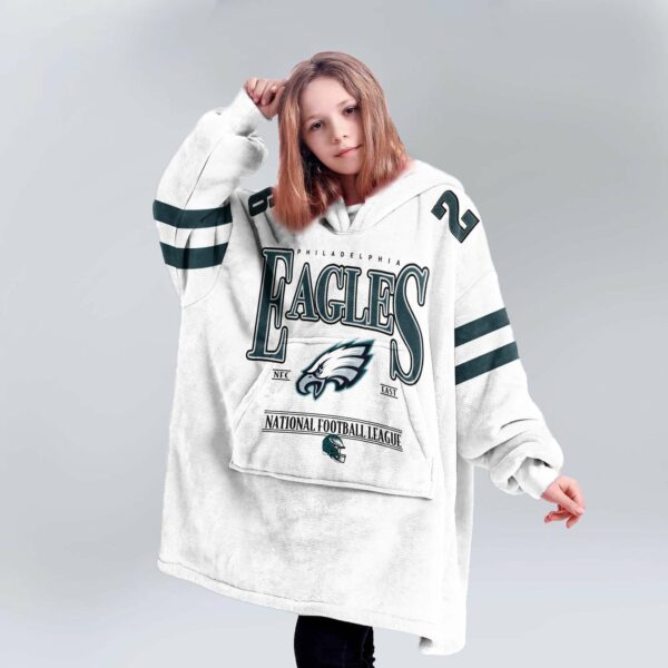 Eagles Barkley 26 Football Blanket Hoodie