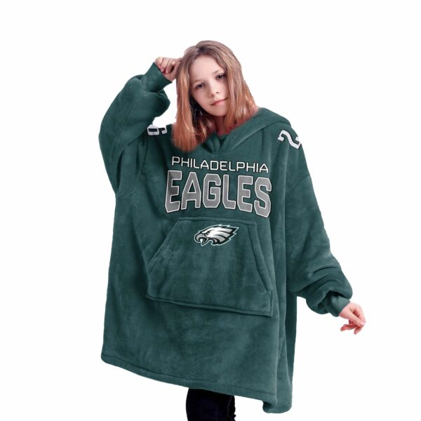 Eagles Barkley 26 Football Unisex Blanket Hoodie