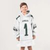 Eagles Football Hurts 1 Unisex Blanket Hoodie 5