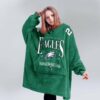 Eagles Football Unisex Blanket Hoodie