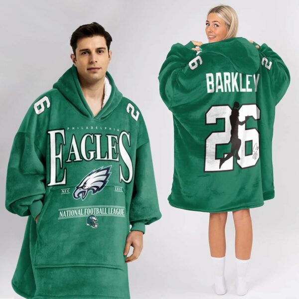 Eagles Football Unisex Blanket Hoodie