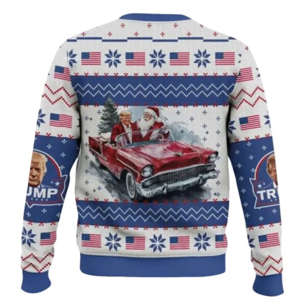 Get In Loser We Are Taking America Back Ugly Christmas Sweater 1