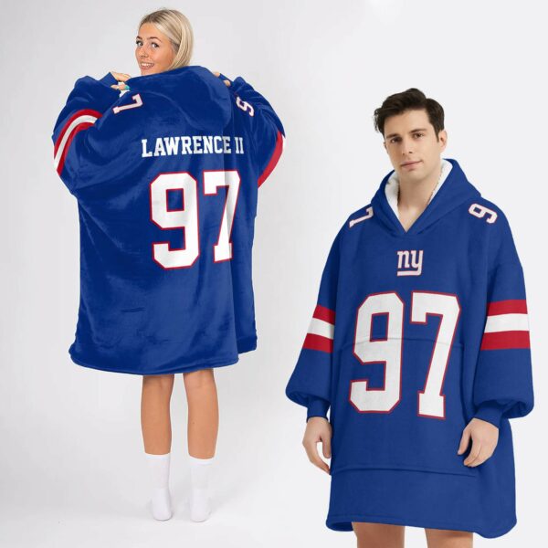 Giants Lawrence II 97 Football Unisex Blanket Hoodie 2