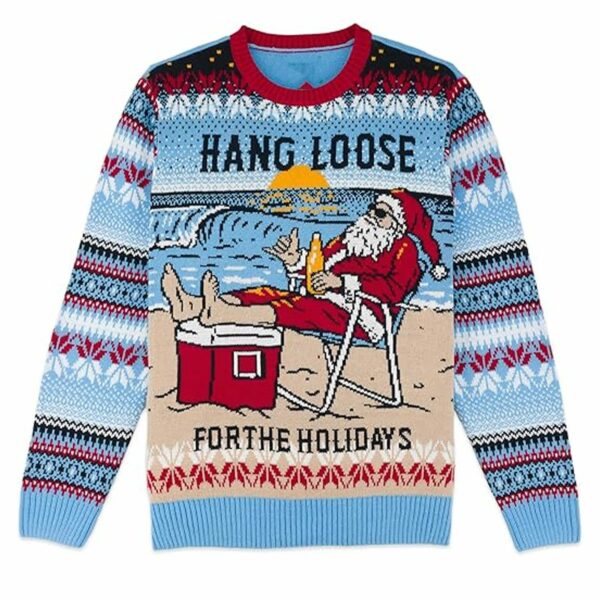 Hang Loose For The Holidays Ugly Christmas Sweater