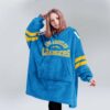 Herbert 10 Chargers Football Unisex Blanket Hoodie