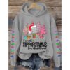 I Want A Cute Hippopotamus For Christmas Casual Hoodie