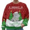 I Want A Hippopotamus For Christmas Ugly Christmas Sweater