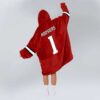 Indiana Football 1 Unisex Blanket Hoodie 3