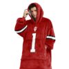 Indiana Football 1 Unisex Blanket Hoodie 4