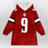 Indiana Rourke 9 Football Unisex Blanket Hoodie 1