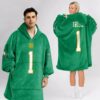 Irish 1 Football Unisex Blanket Hoodie