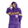 JJ 18 Minnesota Football Unisex Blanket Hoodie