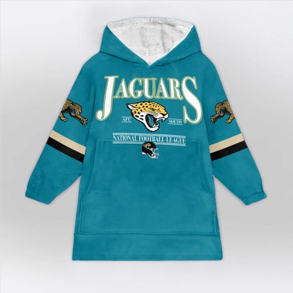 Jaguars Football Unisex Blanket Hoodie 1