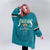 Jaguars Football Unisex Blanket Hoodie 2