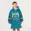 Jaguars Football Unisex Blanket Hoodie 3