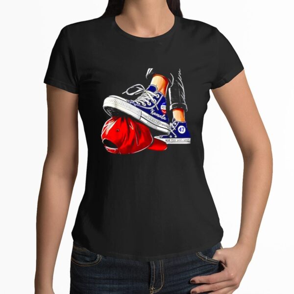 Kamala Harris High Heels Stepping On Red MAGA Hat Shirt 3