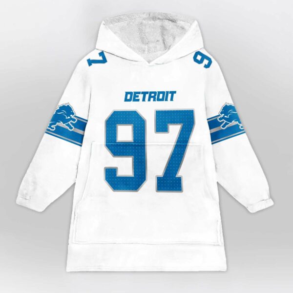 Lions 97 Hutchinson Football Blanket Hoodie