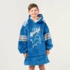 Lions Goff 16 Football Unisex Blanket Hoodie