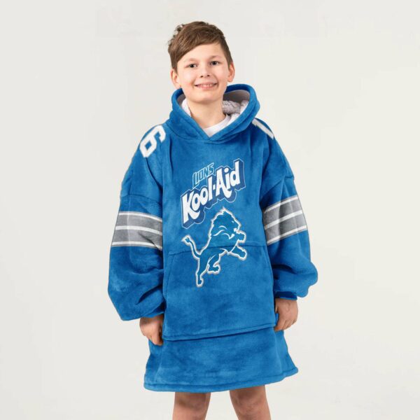 Lions Goff 16 Football Unisex Blanket Hoodie