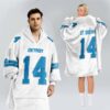 Lions St Brown 14 Football Unisex Blanket Hoodie