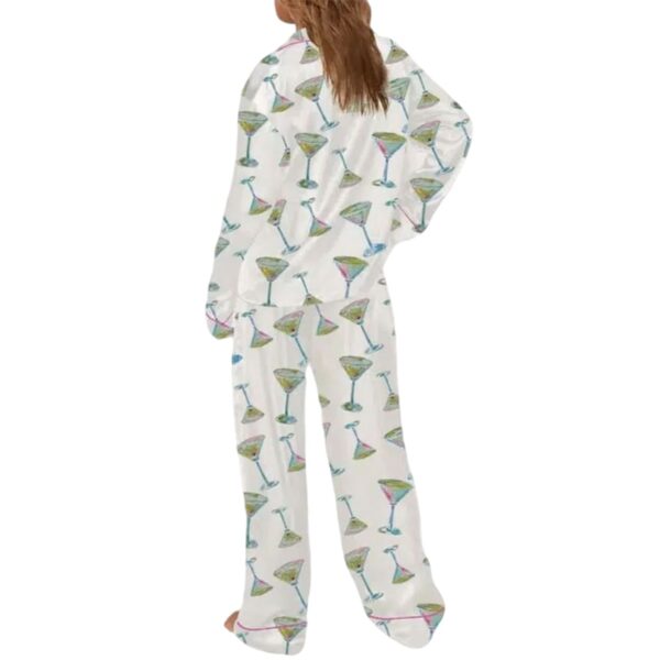 Martini Glasses Cocktail Pajama Set 2