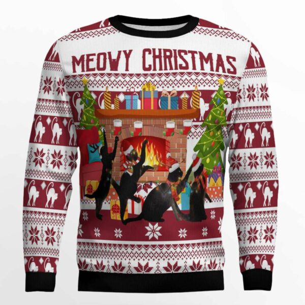 Meowy Christmas Ugly Christmas Sweater