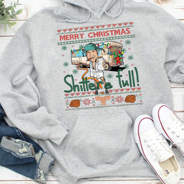 Merry Christmas Shitters Full Weird Meme Cousin Eddie Cult Sweatshirt