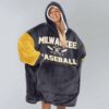 Milwaukee Baseball Blanket Hoodie 2