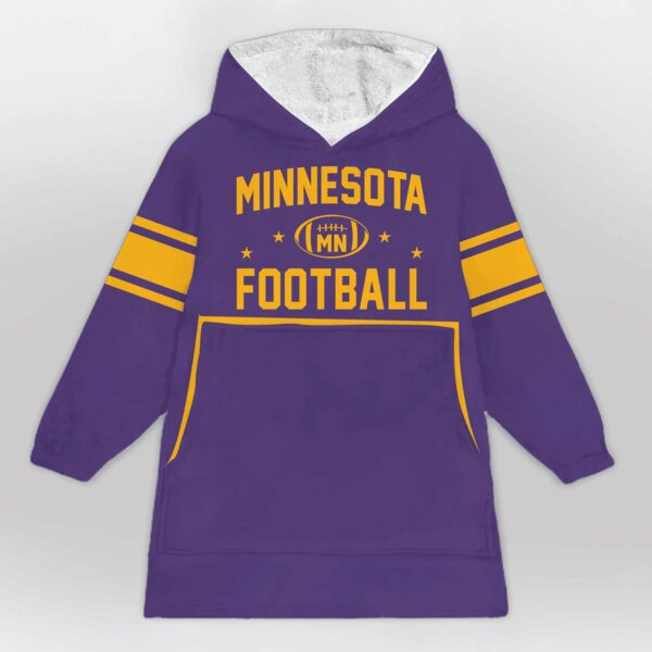 Minnesota Football Blanket Hoodie 1