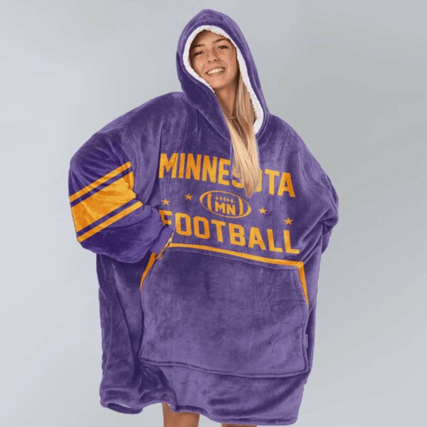 Minnesota Football Blanket Hoodie 2