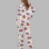 Moo Deng Christmas Satin Pajama Set 2