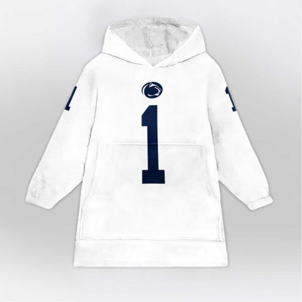 Nittany Lions 1 Football Unisex Blanket Hoodie 1