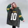 Packers 10 Love Football Unisex Blanket Hoodie