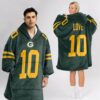 Packers Football Unisex Blanket Hoodie