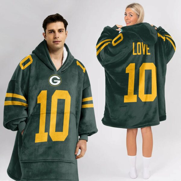 Packers Football Unisex Blanket Hoodie