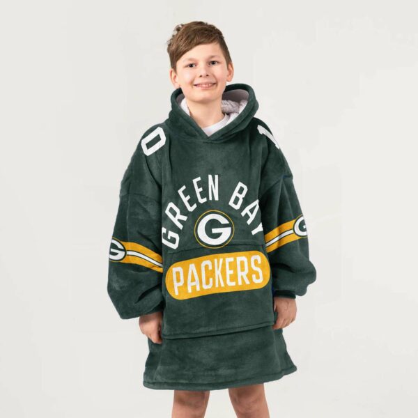 Packers Love 10 Football Blanket Hoodie