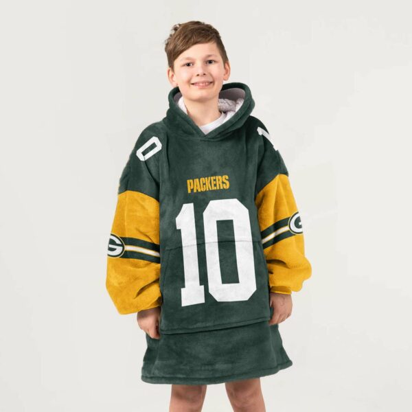 Packers Love 10 Football Unisex Blanket Hoodie