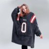 Patriots Gonzalez 0 Football Unisex Blanket Hoodie