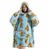 Pizza Wearable Blanket Hoodie