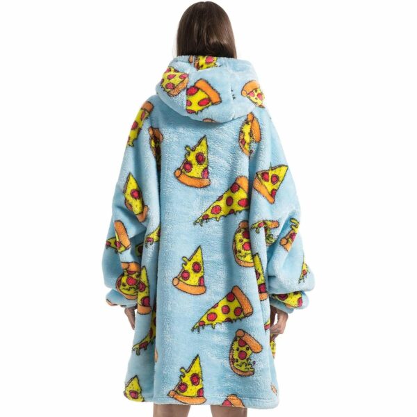 Pizza Wearable Blanket Hoodie