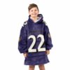 Ravens 22 Herry Football Unisex Blanket Hoodie 2