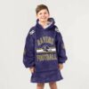 Ravens 8 Jackson Football Blanket Hoodie 2