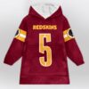 Redskins Daniels 5 Football Unisex Blanket Hoodie 1