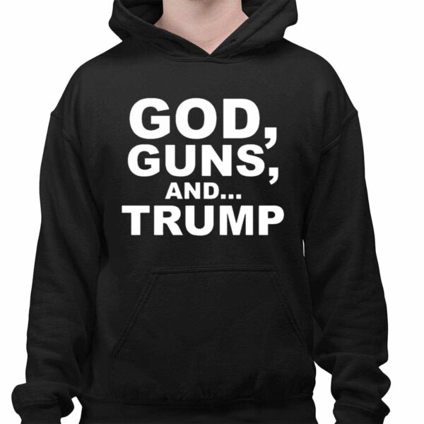 Scott Presler Wearing God Guns And Trump Shirt